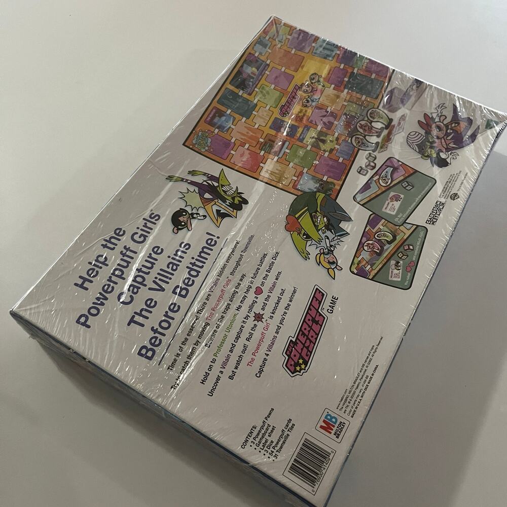 Vintage VTG Factory Sealed Deadstock Y2K Powerpuff Girls Board Game - Picture 5 of 7